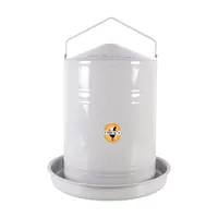 Coated Enamelled Metal Drinker - Vintage style - 20L for up to 25 Chickens