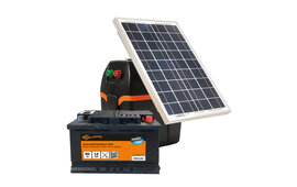Gallagher Solar Electric Fence Set - S220 with Solar Panel and Battery