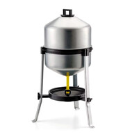 Galvanised Siphon Poultry Drinker on steel base - 22 l