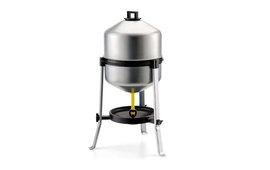 Galvanised Siphon Poultry Drinker on steel base - 22 l