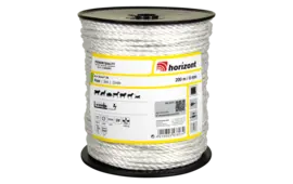 Horizont Farmer® R6 Electric Fence Rope 200m x 6mm - White