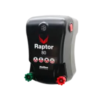 Hotline Raptor 80 Electric Fence Energiser - 6V, 12V, 240V, 0.8J