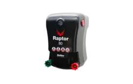 Hotline Raptor 80 Electric Fence Energiser - 6V, 12V, 240V, 0.8J
