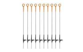 10x Gallagher Ring Top Posts 3ft 3in / 1m - Galvanised Metal Posts