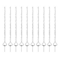 10x Gallagher Horse Fence Posts 5ft / 1.55m - Stirrup Foot Step-  White