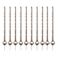 10x Gallagher Horse fence Posts 5ft  / 1.55m - Stirrup Foot Step - Terra