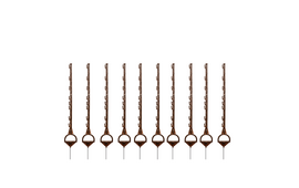 10x Gallagher Horse Fence Post 3ft 5in / 1.05m - Stirrup Foot Step - Terra