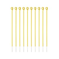 10x Hotline Plastic Pigtail Electric Fence Posts 3ft 3in / 98cm