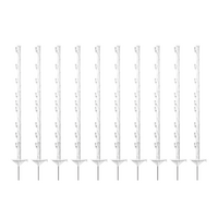 10x Gallagher Mobile Fencing Posts 3ft 3in / 1m - Twist & Lock system - White