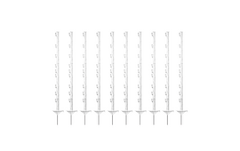10x Gallagher Mobile Fencing Posts 3ft 3in / 1m - Twist & Lock system - White