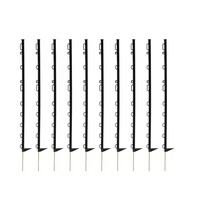 10x Hotline ECO Multiwire/Tape Plastic Posts 3ft 5in / 104cm - Black