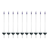 10x Gallagher Spring Steel Pigtail Posts 3ft 7in / 1.10m
