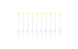 10x Hotline Paddock Essentials Yellow Pigtail Posts 3ft 5in / 104cm