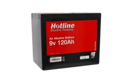 Hotline 9v Air Alkaline Battery - for Super Hawk Energisers  - 9v 120Ah