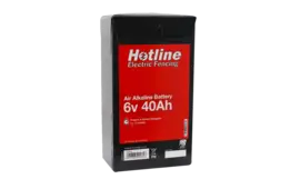 Hotline 6v Air Alkaline Battery - for Harrier Energisers - 6v 40amp/hr