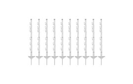 10x Gallagher Hobby Post 2ft 5in / 75cm - White