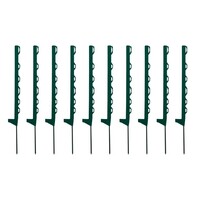 10x Horizont Turbomax® Small Plastic Fence Post– 2ft 7in / 78cm - Green