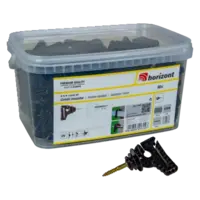 80x Horizont Combi Insulators - for Tape, Polywire & Rope - for Wooden Posts