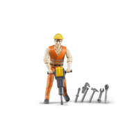Bruder Construction Worker with Accessories 1:16