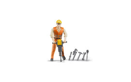 Bruder Construction Worker with Accessories 1:16