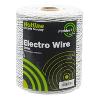 500m Paddock Essentials 6-strand polywire (white)