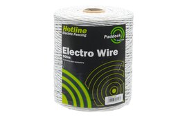 500m Paddock Essentials 6-strand polywire (white)