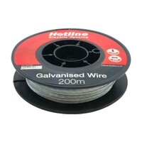 Hotline 200m Galvanised 7 Strand Steel Wire - Malleable and Strong