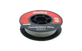 Hotline 200m Galvanised 7 Strand Steel Wire - Malleable and Strong