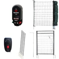 Hotline 110cm x 50m Poultry Net Kit - Mains/Battery- Green Netting (Complete Fencing Bundle)
