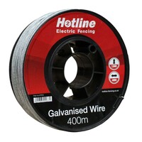 Hotline 400m Galvanised 7 Strand Steel Wire - Malleable and Strong