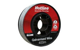 Hotline 400m Galvanised 7 Strand Steel Wire - Malleable and Strong