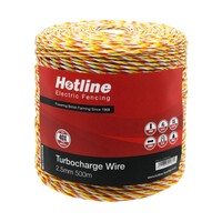 Hotline Turbocharge 9-Strand Polywire - 500m - High Visibility