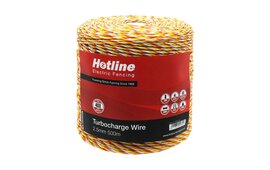 Hotline Turbocharge 9-Strand Polywire - 500m - High Visibility
