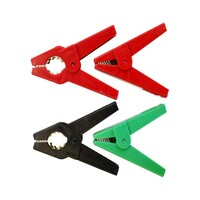 4x Hotline Large Plastic Crocodile Clips