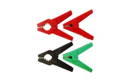 4x Hotline Large Plastic Crocodile Clips