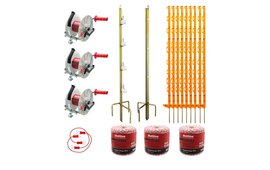 Hotline Supercharge 500m 3-Reel System (Polywire, Posts & Reels)