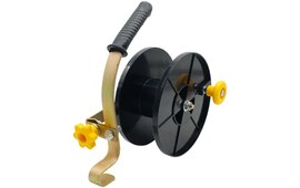 Hotline Small Metal Clutched Reel -  Spools up to 300m Polywire