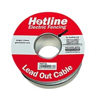 Hotline 50m x 1.6mm Insulated Steel Lead-Out / Underground Cable