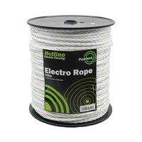 Hotline Paddock Essentials Electro Rope 6mm / 200 m - White