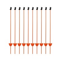 50x Gallagher Spring Steel Post 3ft 3in / 1m - Orange