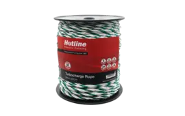 Hotline Supercharge Electro Rope – 6 mm x 400 m - Green & White