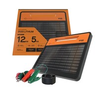 Gallagher S120Li Lithium Solar Electric Fence Energiser - up to 12km - 3x Faster Charging