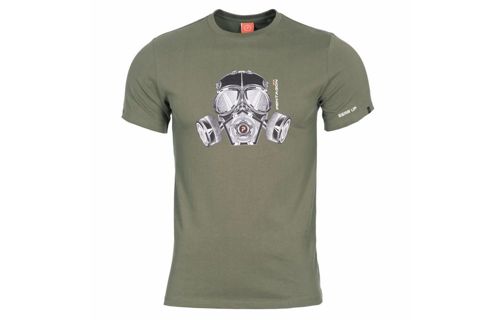 Gas Mask T-Shirt (Olive)