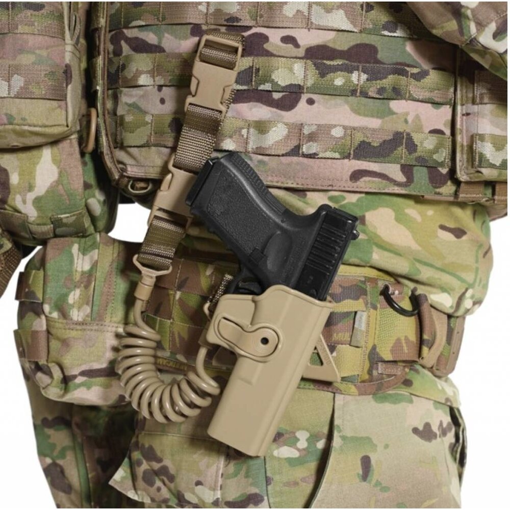 Tactical Pistol Lanyard (Black)