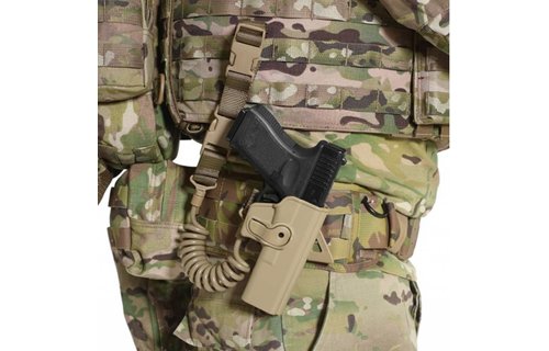 Tactical Pistol Lanyard (Black)