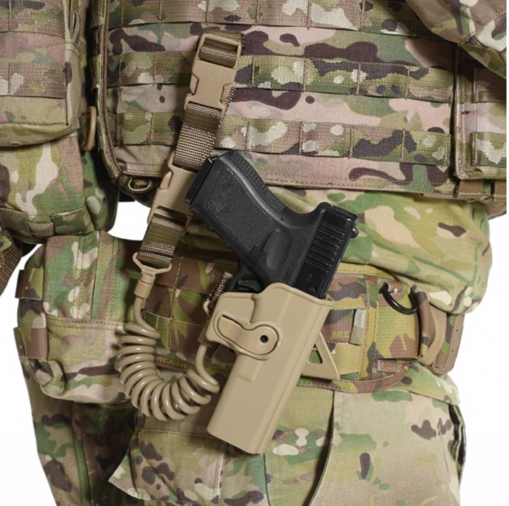 Heavy Duty Tactical Pistol Lanyard – Quick Release Airsoft Sling – US Stock