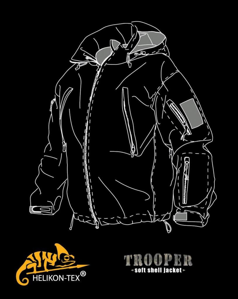Trooper Soft Shell Jacket (Black)