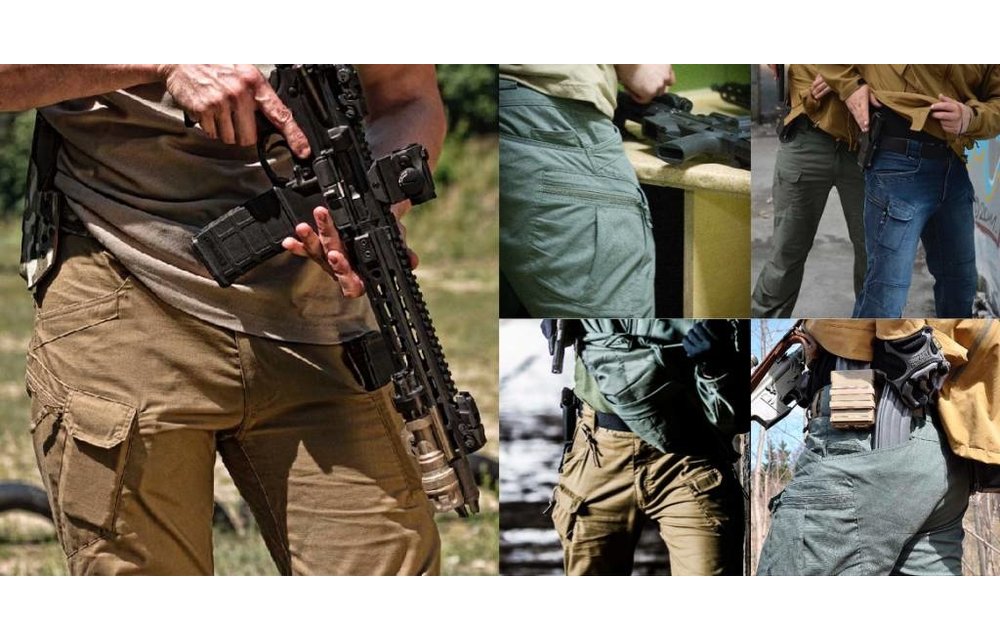 Urban Tactical Pants (Polycotton Ripstop) (Black)