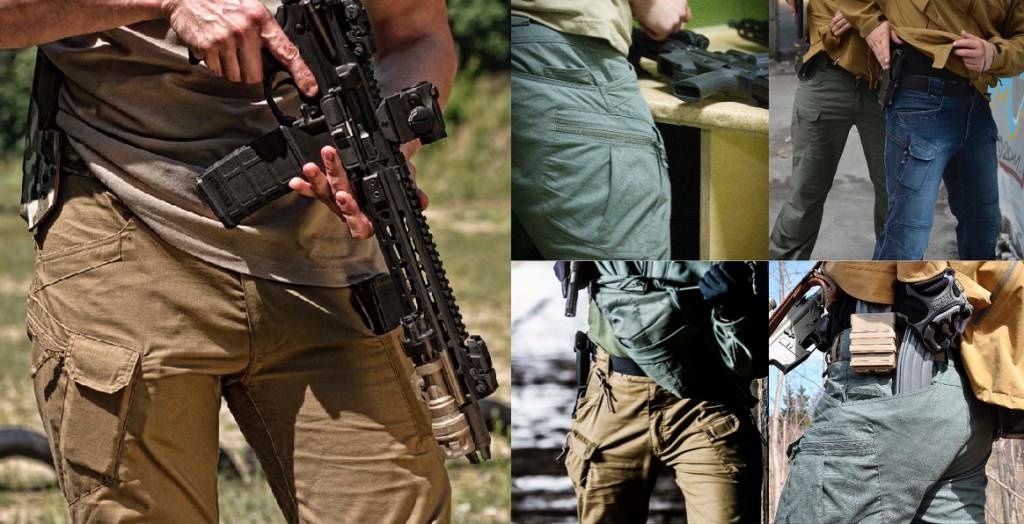 Urban Tactical Pants (Polycotton Ripstop) (Black)