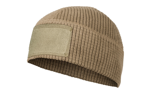 Range Beanie Cap Grid Fleece (Coyote)